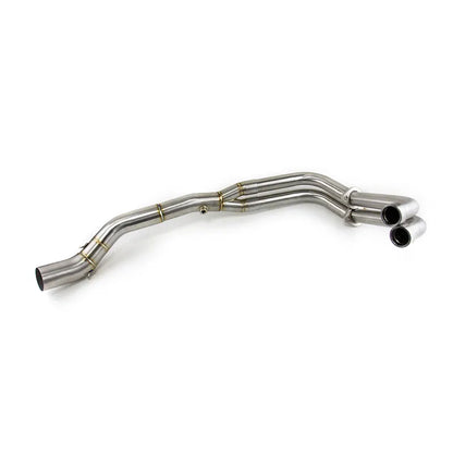 For Yamaha YZF R3/R25 2015-2024 Yamaha MT-03/25 2016-2024 Exhaust Link Pipe Muffler Tips Slip on System, product view 02