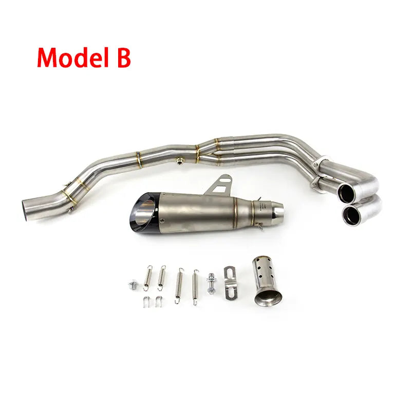 For Yamaha YZF R3/R25 2015-2024 Yamaha MT-03/25 2016-2024 Exhaust Link Pipe Muffler Tips Slip on System, product view 05