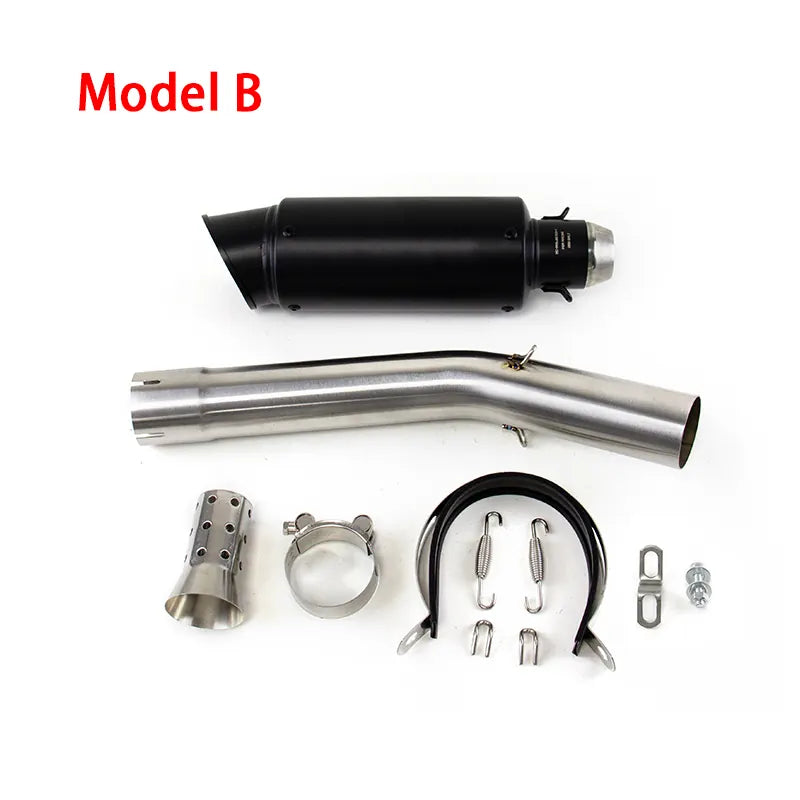 For Yamaha YZF R6 1998-2005 Exhaust Mid Pipe Black Muffler Tips Slip on System, product view 04