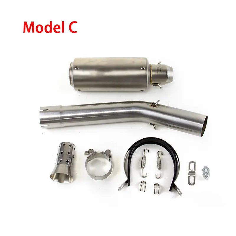For Yamaha YZF R6 1998-2005 Exhaust Mid Pipe Black Muffler Tips Slip on System, product view 05
