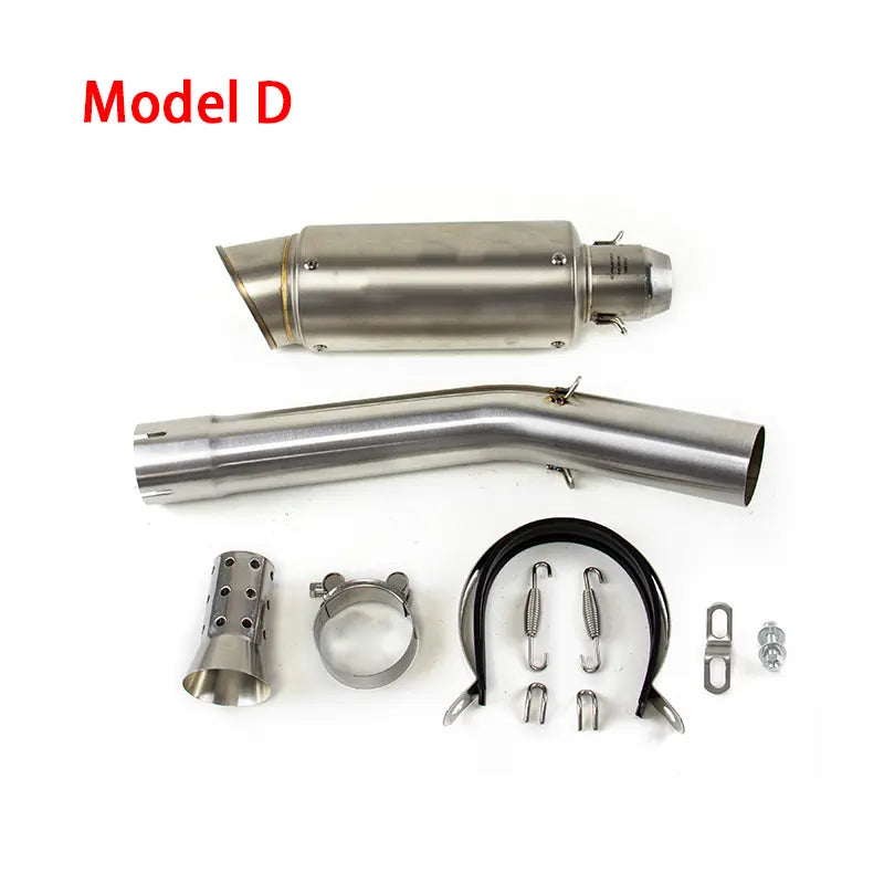 For Yamaha YZF R6 1998-2005 Exhaust Mid Pipe Black Muffler Tips Slip on System, product view 06