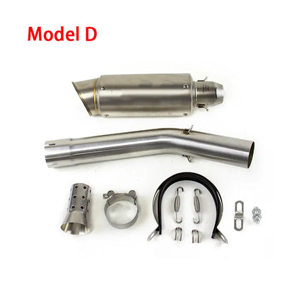 For Yamaha YZF R6 1998-2005 Exhaust Mid Pipe Black Muffler Tips Slip on System, product view 06