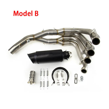 For Yamaha YZF R6 2006-2015 2016 2017 2018 Exhaust Link Pipe Muffler Tips Slip on System, product view 04