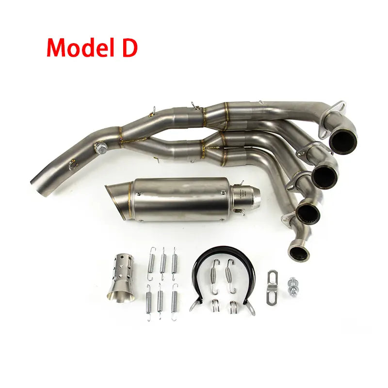 For Yamaha YZF R6 2006-2015 2016 2017 2018 Exhaust Link Pipe Muffler Tips Slip on System, product view 06