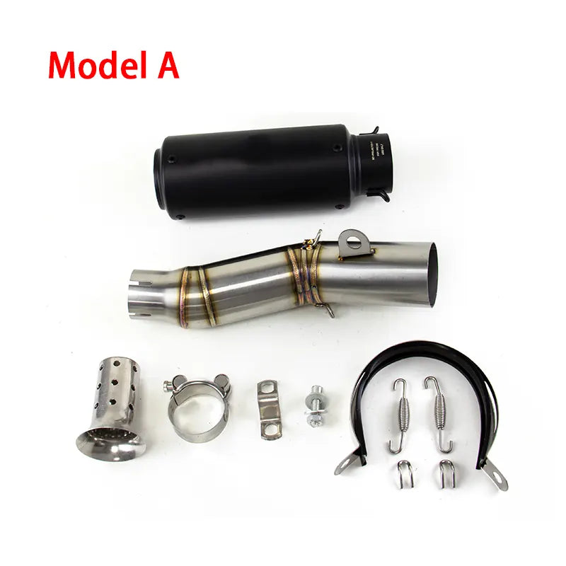 For Yamaha YZF R6 2006-2024 Slip on System Exhaust Tips Mid Pipe Replace Muffler, product view 03