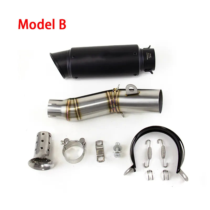 For Yamaha YZF R6 2006-2024 Slip on System Exhaust Tips Mid Pipe Replace Muffler, product view 04
