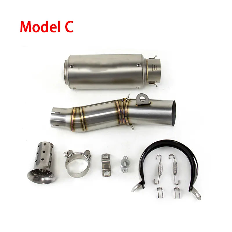 For Yamaha YZF R6 2006-2024 Slip on System Exhaust Tips Mid Pipe Replace Muffler, product view 05