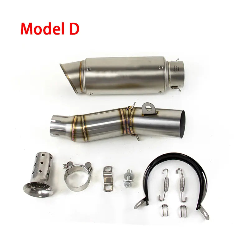 For Yamaha YZF R6 2006-2024 Slip on System Exhaust Tips Mid Pipe Replace Muffler, product view 06