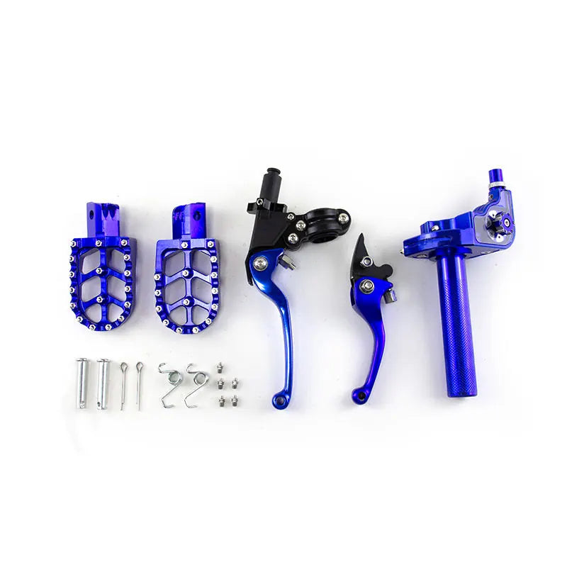 High Quality CNC Universal Motorcycle Handle Grip Pedal Footrest Mounting Footpeg Pedal Assembly, product view 02