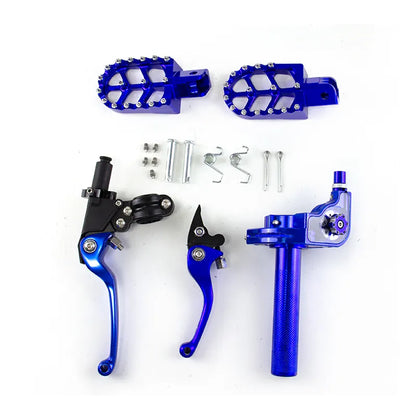 High Quality CNC Universal Motorcycle Handle Grip Pedal Footrest Mounting Footpeg Pedal Assembly, product view 08