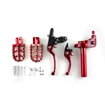 High Quality CNC Universal Motorcycle Handle Grip Pedal Footrest Mounting Footpeg Pedal Assembly, product view 10