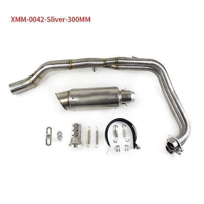 High Quality Motorcycle Exhaust Pipe for YZF R3 R25 Stainless Steel Exhaust Full System Accessories, product view 04