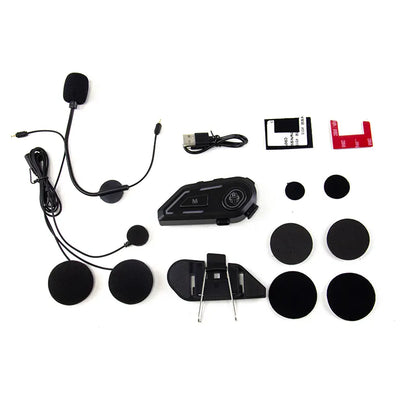 High Quality Motorcycle Helmet Headset Waterproof Noise Canceling Multi-person Intercom Bluetooth Headset Accessories, product view 04