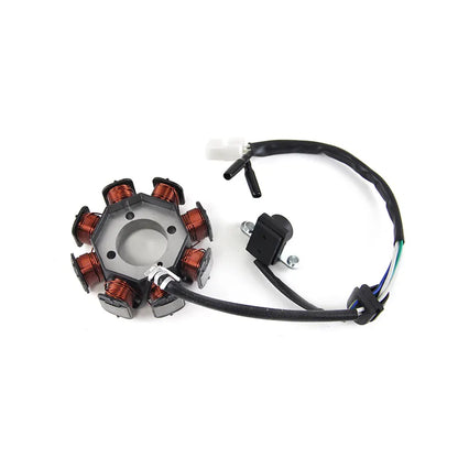 High Quality Motorcycle Magneto Coil Engine Parts Ignition Coil Motorcycle Magneto Stator Coil, product view 04