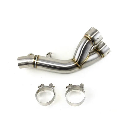 High Quality Muffler Modified Exhaust Mid Link Pipe Exhaust Downpipe for YAMAHA Y Middle YZF-R6 R600 2006-2019, product view 03