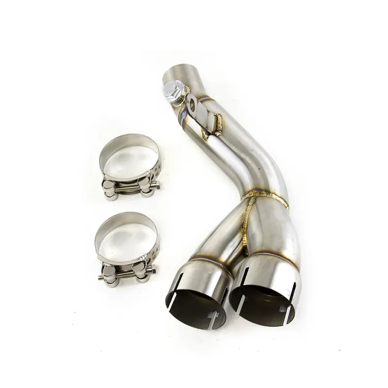 High Quality Muffler Modified Exhaust Mid Link Pipe Exhaust Downpipe for YAMAHA Y Middle YZF-R6 R600 2006-2019, product view 04