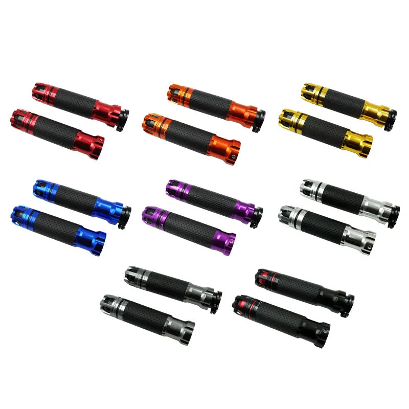 High Quality Universal CNC Aluminium Motorcycle Handle Grip Fit for Most Motorbike ATV Handle Sleeve, product view 01