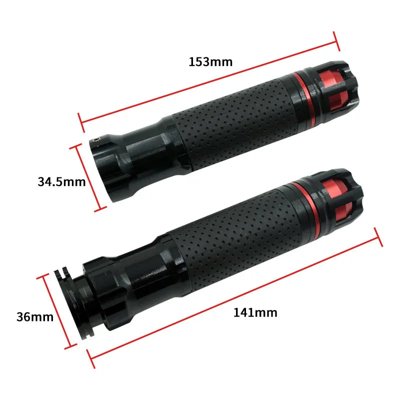 High Quality Universal CNC Aluminium Motorcycle Handle Grip Fit for Most Motorbike ATV Handle Sleeve, product view 02