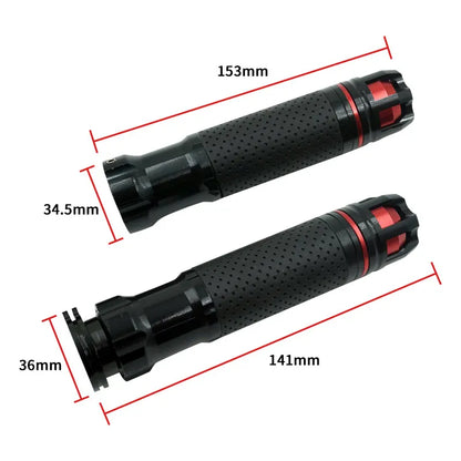 High Quality Universal CNC Aluminium Motorcycle Handle Grip Fit for Most Motorbike ATV Handle Sleeve, product view 02