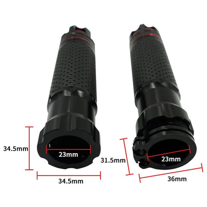 High Quality Universal CNC Aluminium Motorcycle Handle Grip Fit for Most Motorbike ATV Handle Sleeve, product view 03