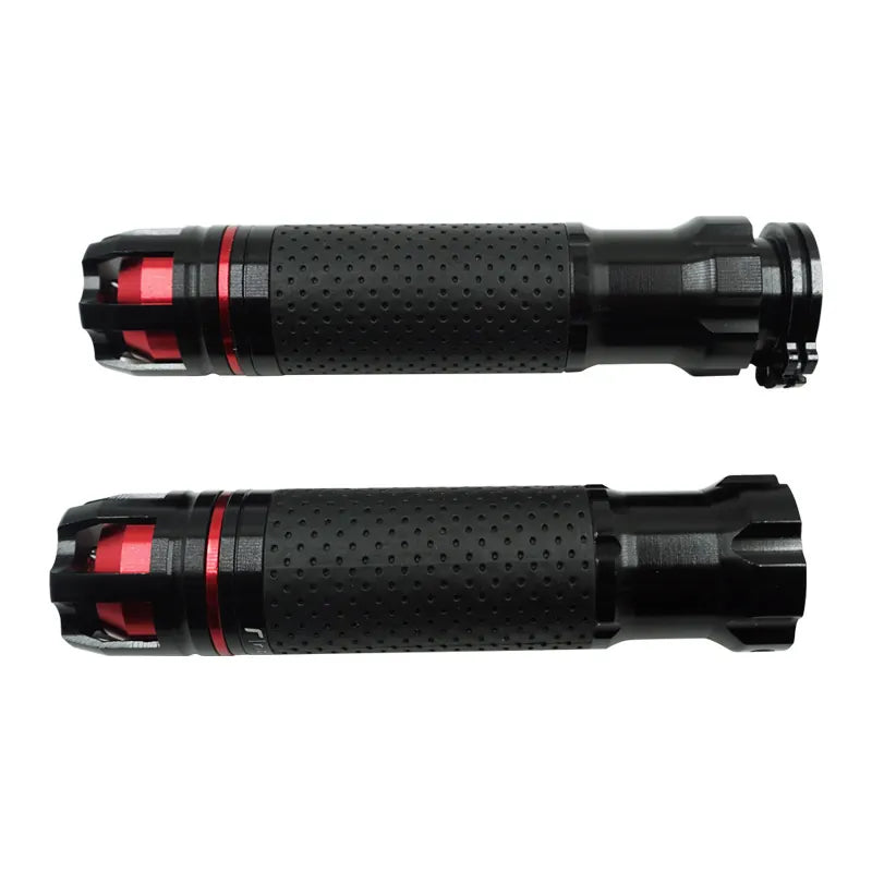 High Quality Universal CNC Aluminium Motorcycle Handle Grip Fit for Most Motorbike ATV Handle Sleeve, product view 04