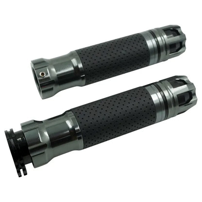 High Quality Universal CNC Aluminium Motorcycle Handle Grip Fit for Most Motorbike ATV Handle Sleeve, product view 05