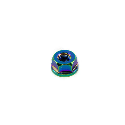 High Strength Custom M8 M10 M12 M14 Hexagon Flange GR5 Ti-6al-4v Nuts for Motorcycle, product view 08