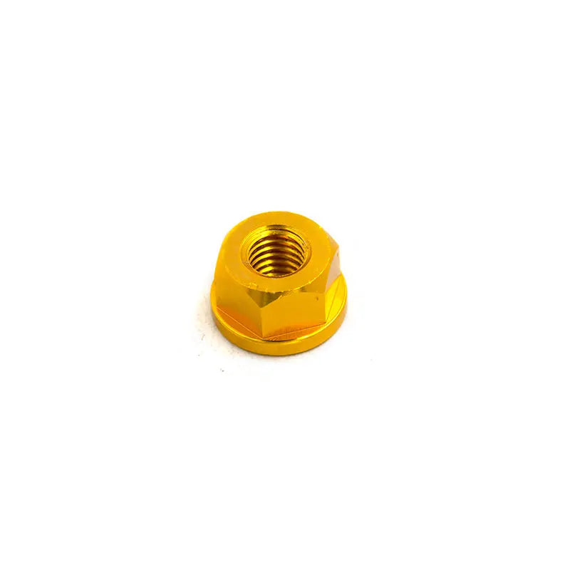 High Strength Custom M8 M10 M12 M14 Hexagon Flange GR5 Ti-6al-4v Nuts for Motorcycle, product view 10