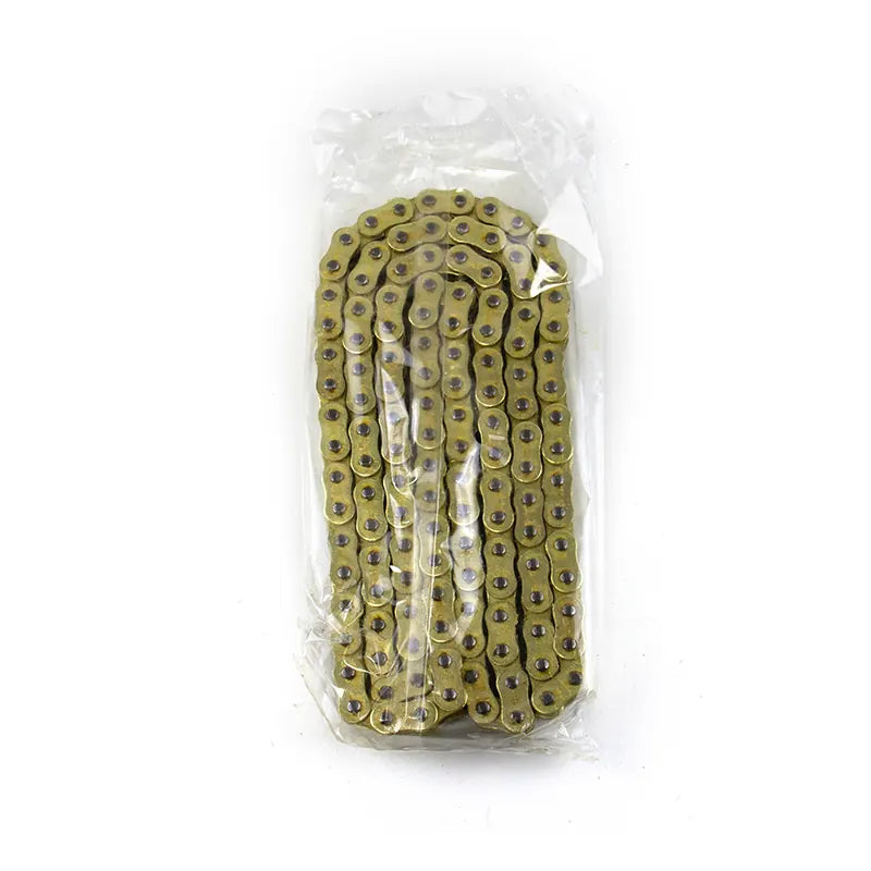 Hight-Quality Motorcycle Transmission Parts Gold Chain 428H-132 O-ring Chain Links Accessories, product view 01