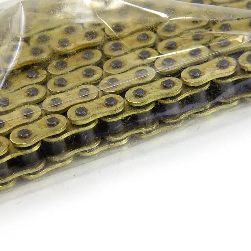 Hight-Quality Motorcycle Transmission Parts Gold Chain 428H-132 O-ring Chain Links Accessories, product view 04