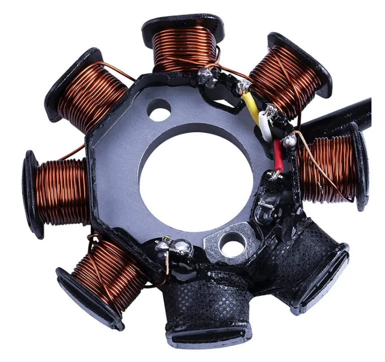 Ignition Stator Magneto Ac 8 Pole 4 Wire Coil for Gy6 49cc 50cc 80cc 125cc 150cc 139qmb 147qmd 152qmi 157qmj, product view 05