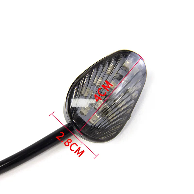 LED Flush Mount Turn Signals Light for Yamaha YZF-R1 2002-2008 YZF-R6 2003-2008 YZF-R6S Front Motorcycle Accessories, product view 02