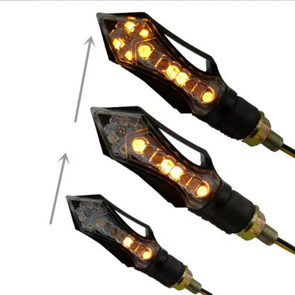 Led Mini Arrows Style Motorcycle Scooter Turn Signal Indicators Light Lamp Amber, product view 06