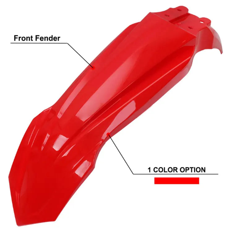 Manufacture Plastic White Front Mudguard Fender for Crf230f 2020, product view 04