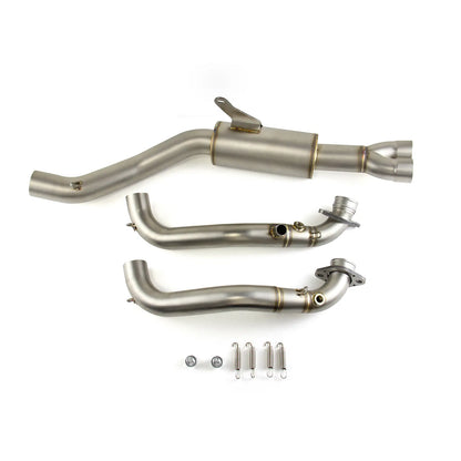 Modified for Aprilia RS660 Tuono 660 2021-2025 Exhaust Link Pipe Muffler Tips Slip on System, product view 02