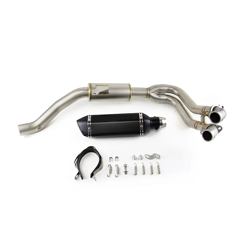 Modified for Aprilia RS660 Tuono 660 2021-2025 Exhaust Link Pipe Muffler Tips Slip on System, product view 05