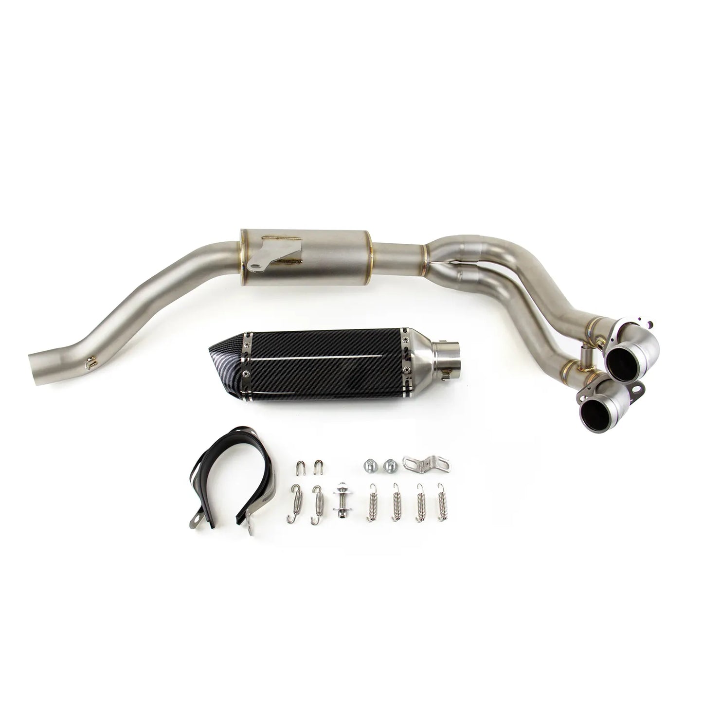 Modified for Aprilia RS660 Tuono 660 2021-2025 Exhaust Link Pipe Muffler Tips Slip on System, product view 06