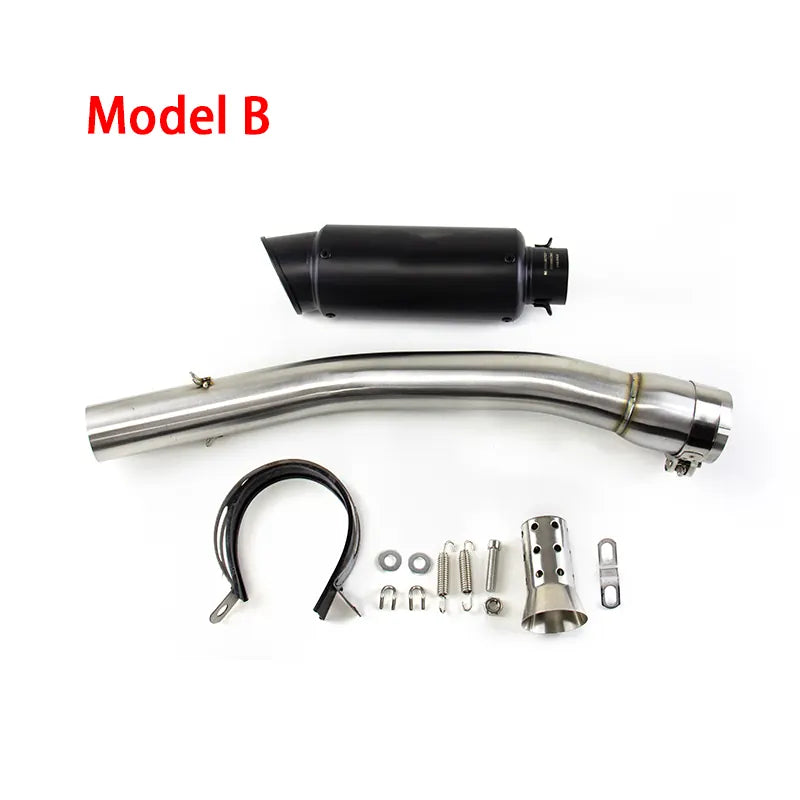 Modified for Yamaha YZF R1 1998-2003 Exhaust Link Pipe Muffler Tips Slip on System, product view 04