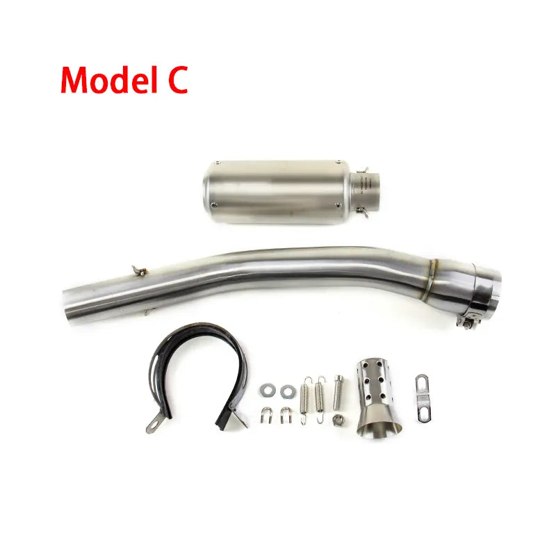 Modified for Yamaha YZF R1 1998-2003 Exhaust Link Pipe Muffler Tips Slip on System, product view 05