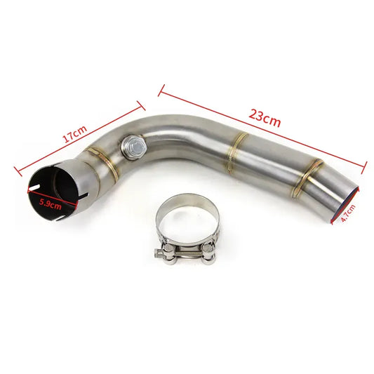 Componente universal de escapamento de motocicleta para Honda CBR600RR 2007-20, escapamento de motocicleta, visualização do produto 02