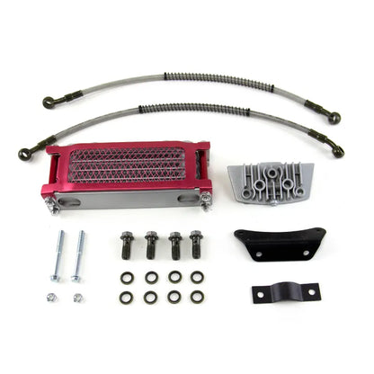 Monkey Bike Oil Cooler Radiator Set for Motorcycle Dirt Pit Bike 50cc 110cc 125cc, product view 01