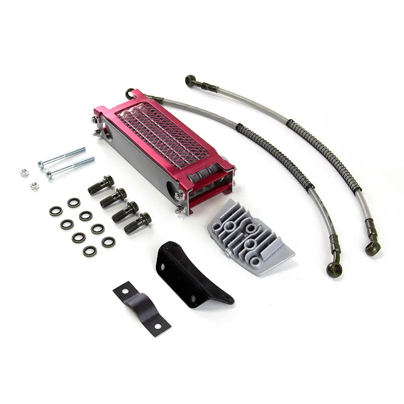 Monkey Bike Oil Cooler Radiator Set for Motorcycle Dirt Pit Bike 50cc 110cc 125cc, product view 02