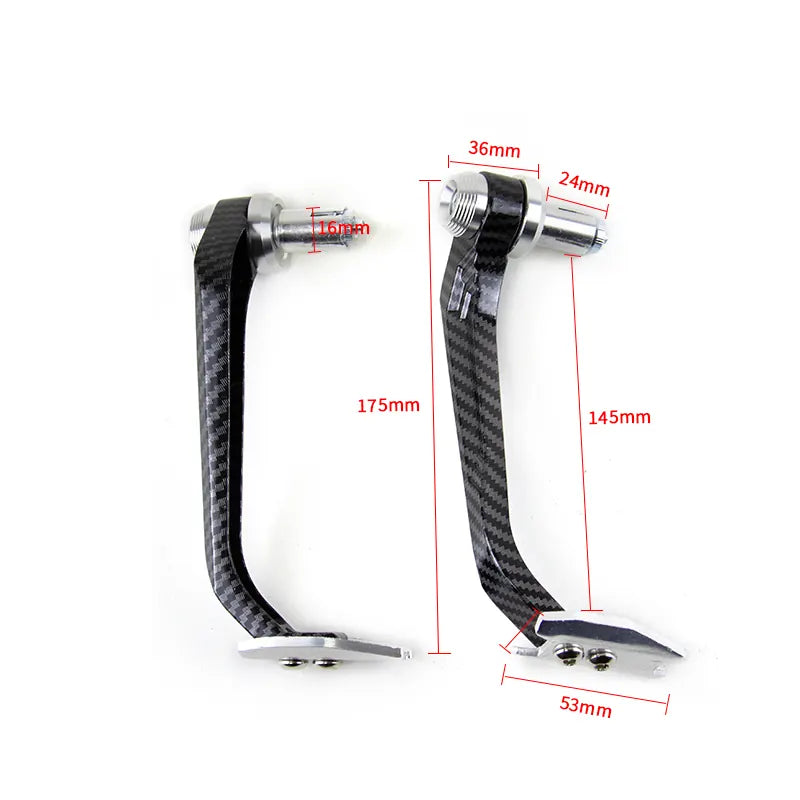 Motorbike Lever Protection Carbon Fiber Motorcycle Accessories Brake Clutch Hand Guards Handguards, product view 02