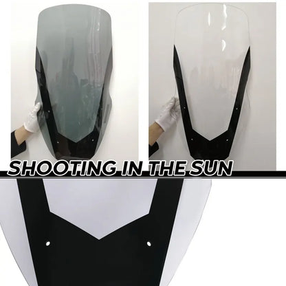 Motorcycle Abs Plastic Windshield Deflector Front Motorcycle Adjustable Windshield Windscreen Extension for YAMAHA, product view 03