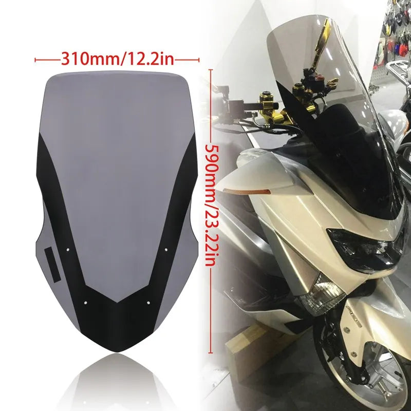 Motorcycle Abs Plastic Windshield Deflector Front Motorcycle Adjustable Windshield Windscreen Extension for YAMAHA, product view 05
