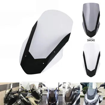 Motorcycle Abs Plastic Windshield Deflector Front Motorcycle Adjustable Windshield Windscreen Extension for YAMAHA, product view 07