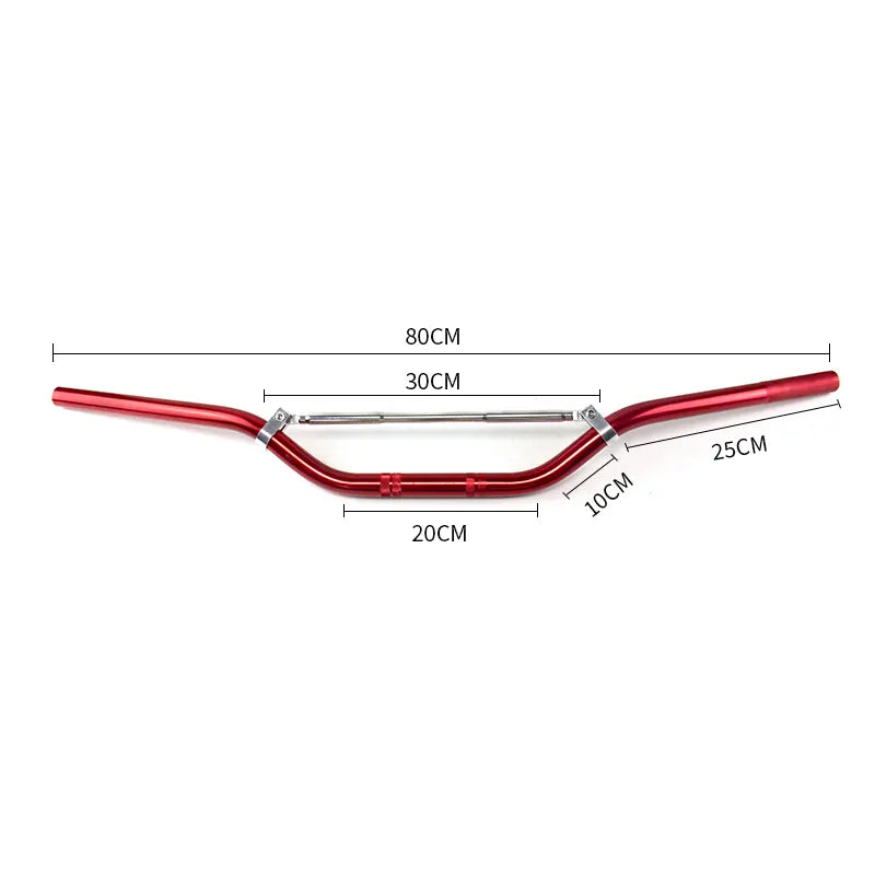 Motorcycle Accessories 22mm Universal Motocross Handlebar CNC Aluminum Alloy Handle bar Motorcycle Steering Handlebar, product view 02