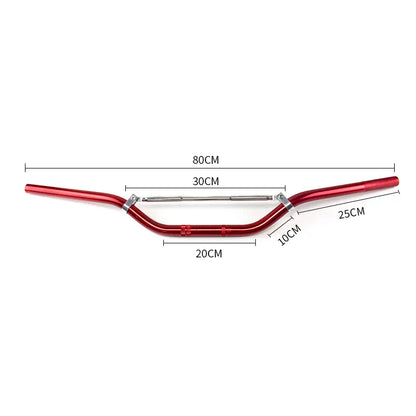 Motorcycle Accessories 22mm Universal Motocross Handlebar CNC Aluminum Alloy Handle bar Motorcycle Steering Handlebar, product view 02