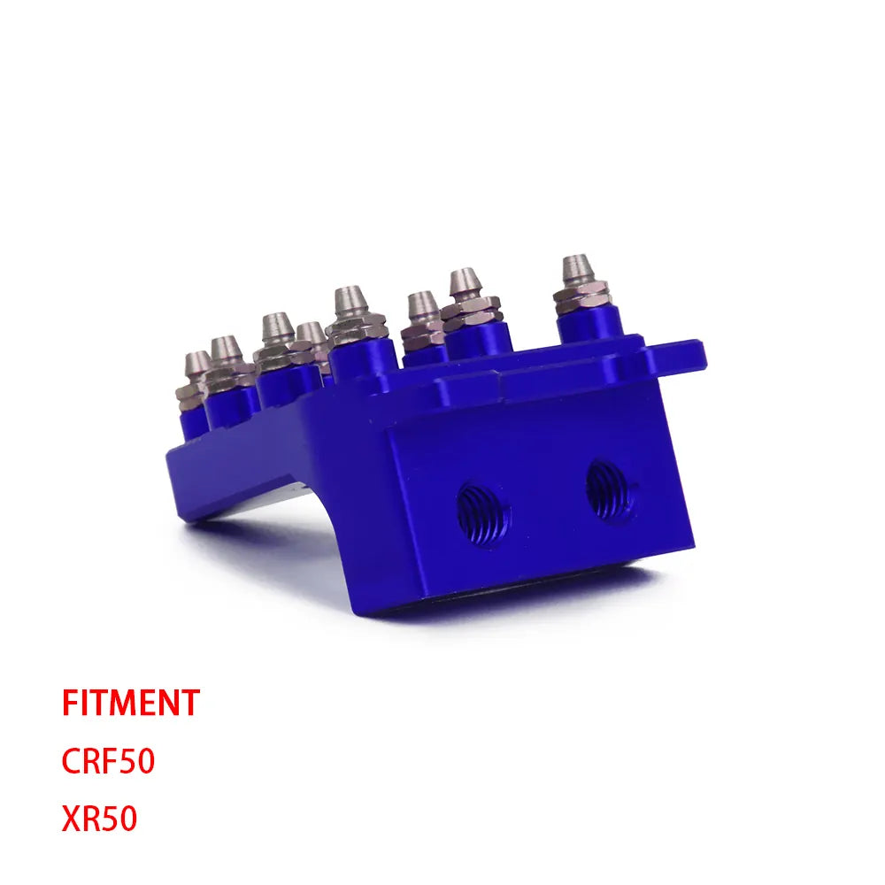 Motorcycle Accessories Aluminum AIRTIME Footrest Rear Set Brake Pedal Tips for Honda Crf50 Xr50, product view 08