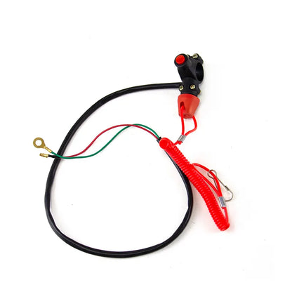Motorcycle Accessories Atv 49cc Mini Car Emergency Stop Double Flameout Engine Tether Emergency Kill Switch, product view 02